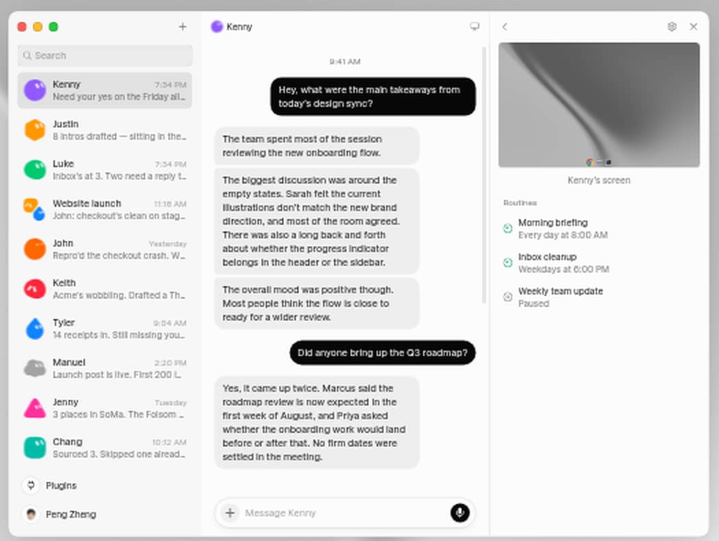Grok Bot interface