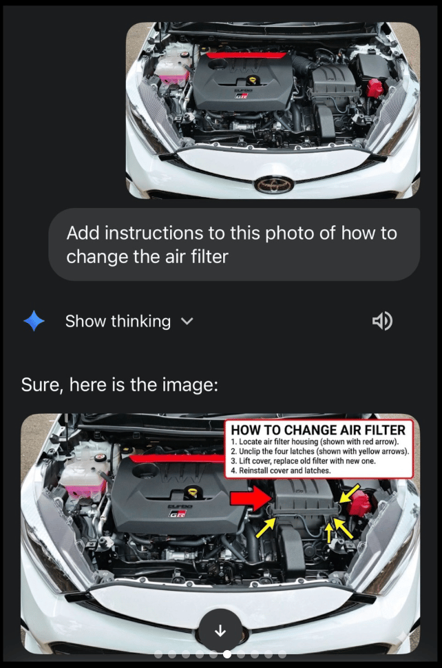 Instruction manual example