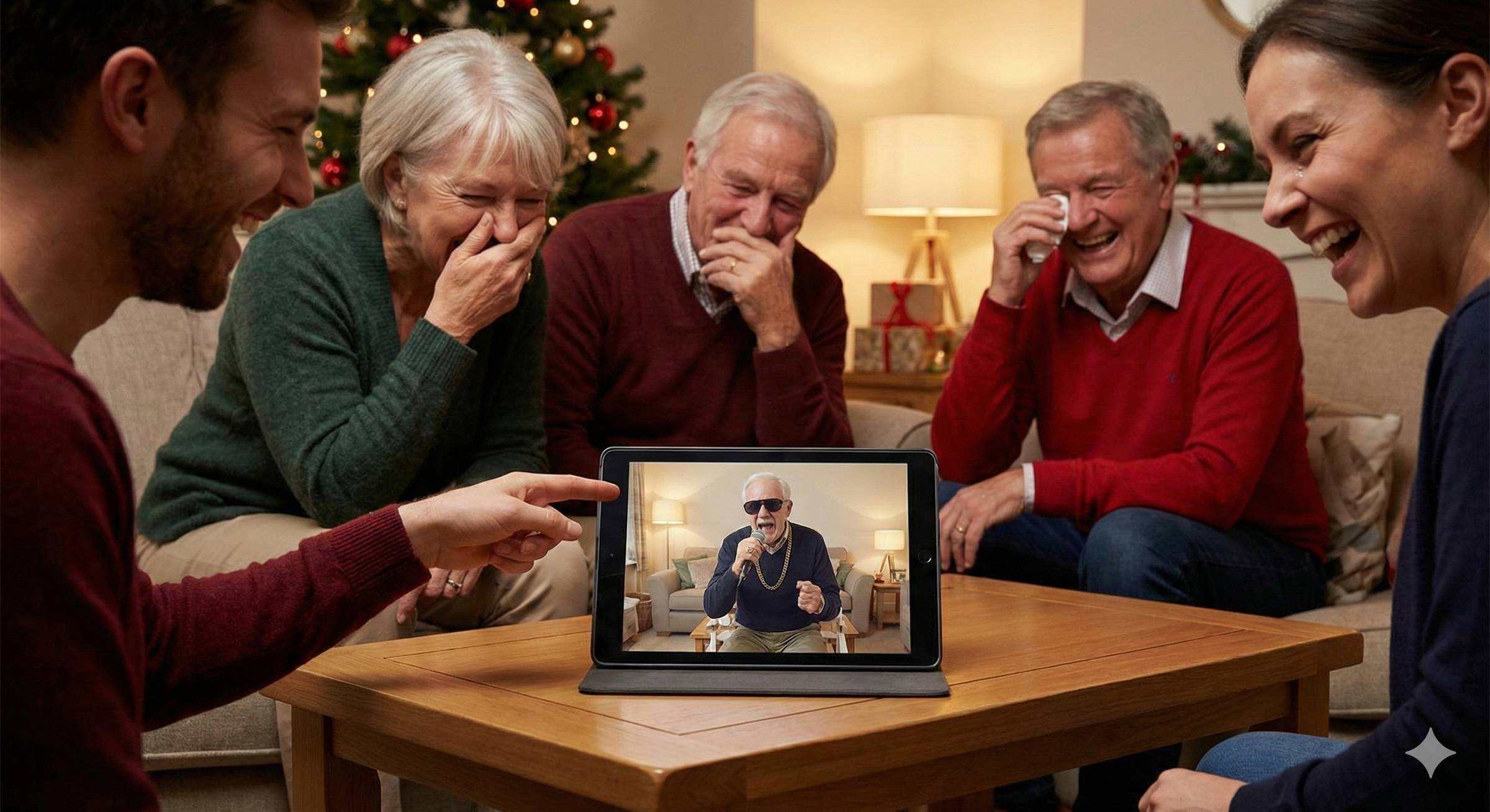 Silly family video example