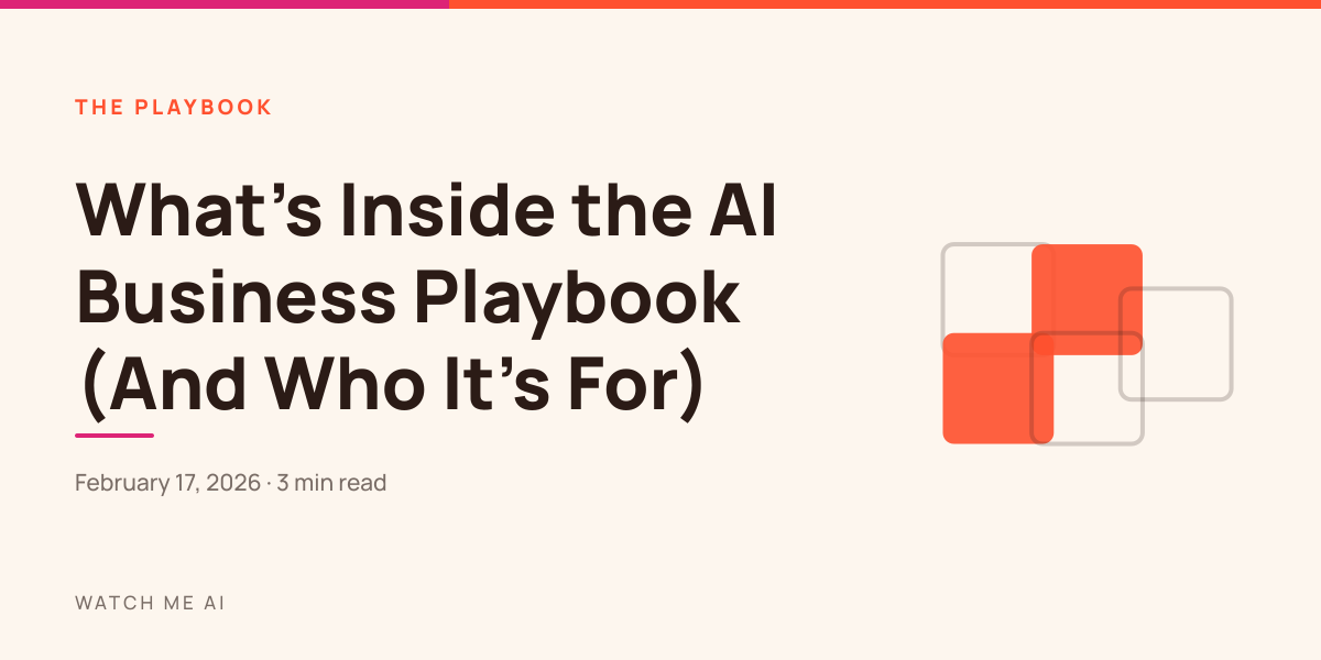 Cover for an issue breaking down the AI Business Playbook