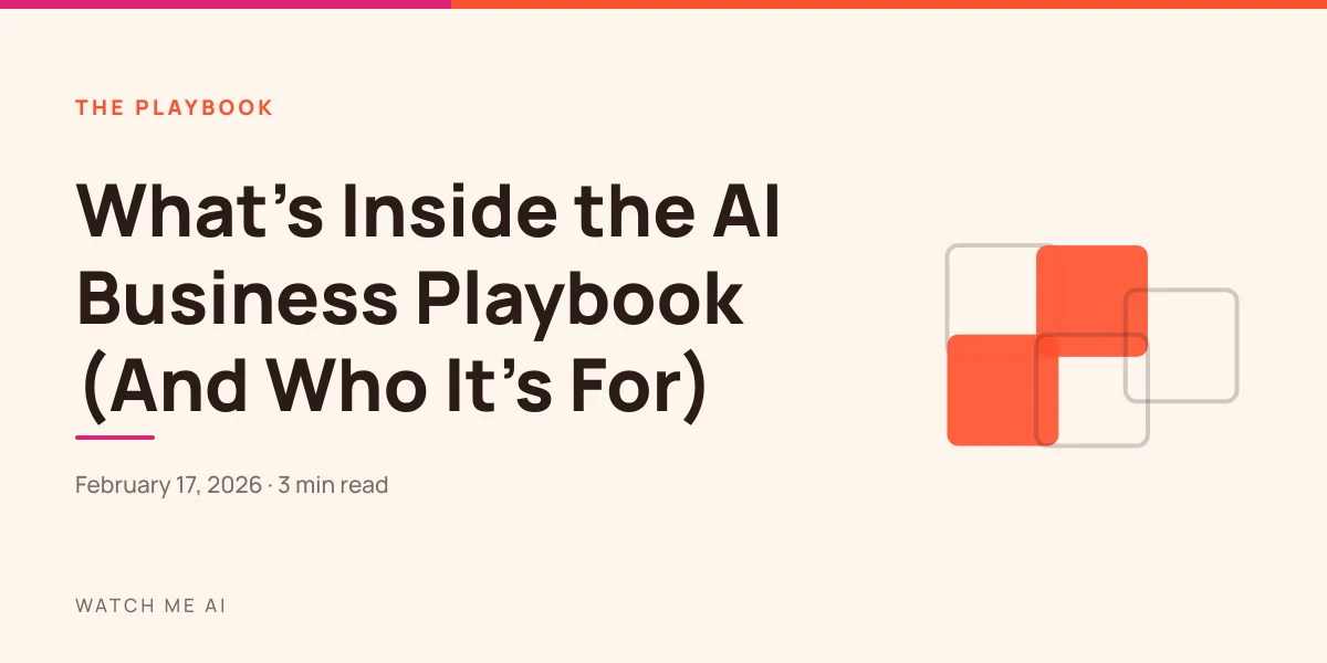 Cover for an issue breaking down the AI Business Playbook